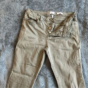 Angel Kiss Green High Rise Jeans